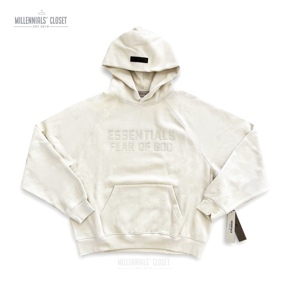 Fear of God Essentials Hoodie Egg Shell size XL